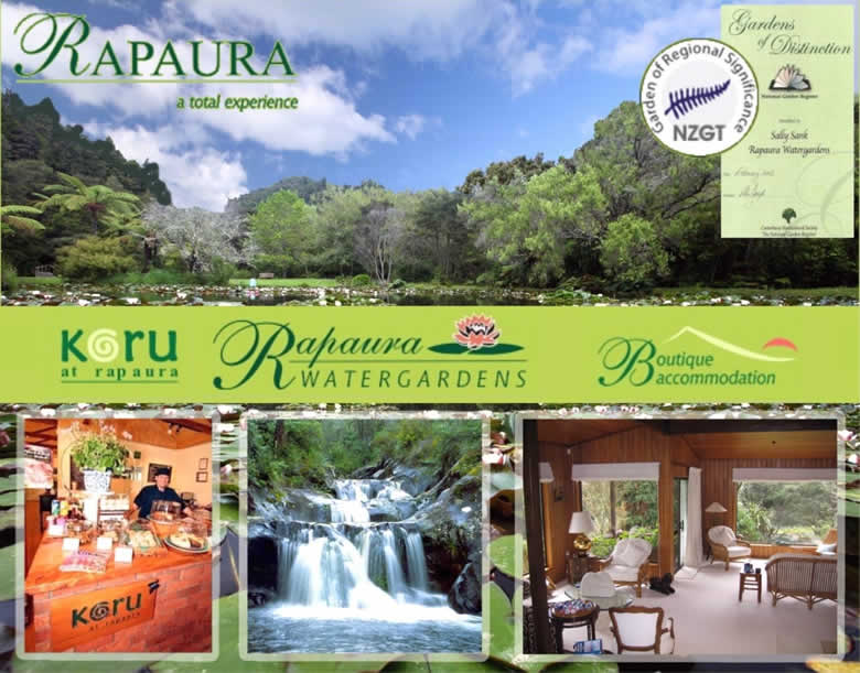 Rapaura Watergardens - Cafe - Accommodation - Gardens to Visit